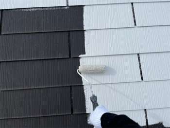 さいたま市緑区にて屋根の下塗り塗装