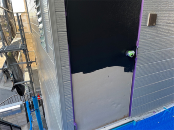宮代町にて付帯塗装ドア